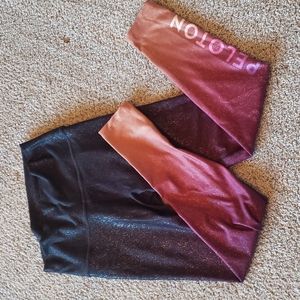 Peloton x WITH sunset fade leggings, size M